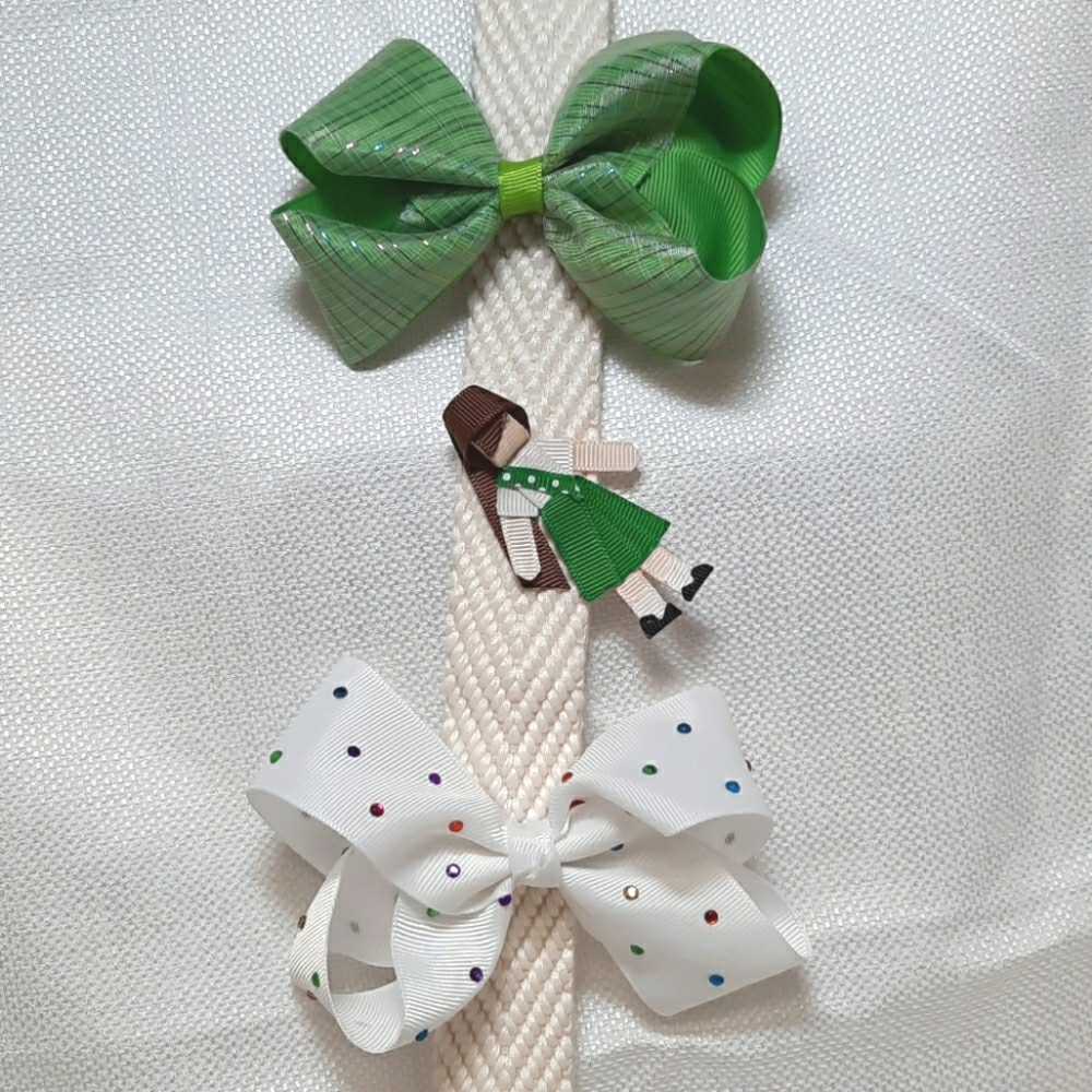 Ribbon Sculpture/Specialty Hair Bows☆ Set of 3